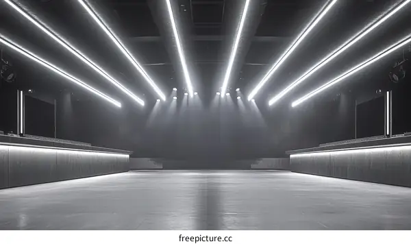 Modern Empty Club Interior Design