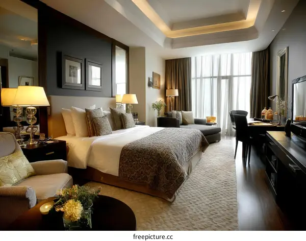Luxurious Hotel Bedroom Interior Design