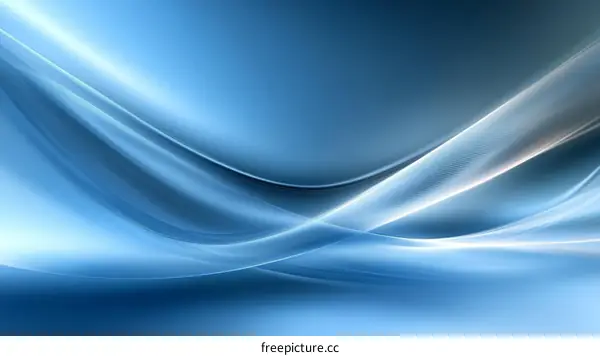 Abstract Blue Wave Design Background
