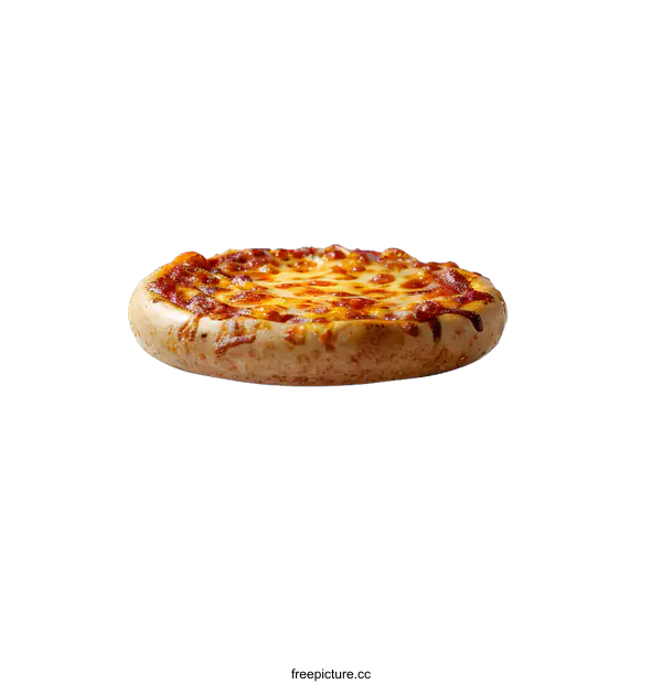 [Transparent Background PNG]Delicious Cheese Pizza Isolated on White Background