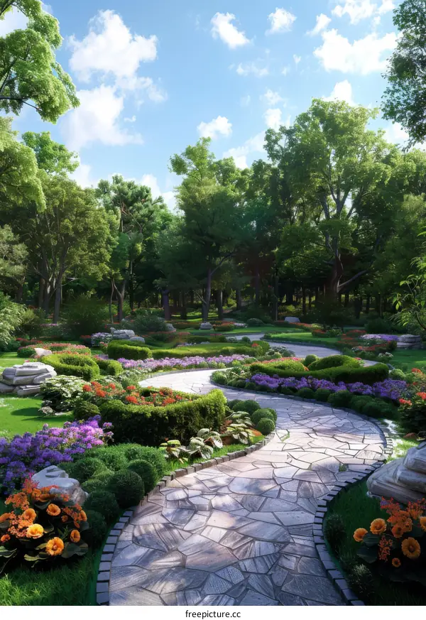 Landscape Design Plan Rendering