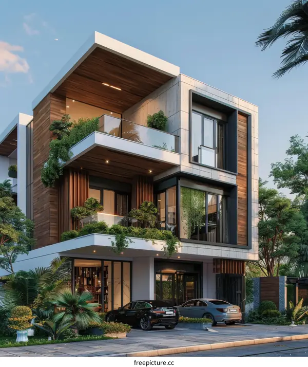 A Modern House in Ho Chi Minh City