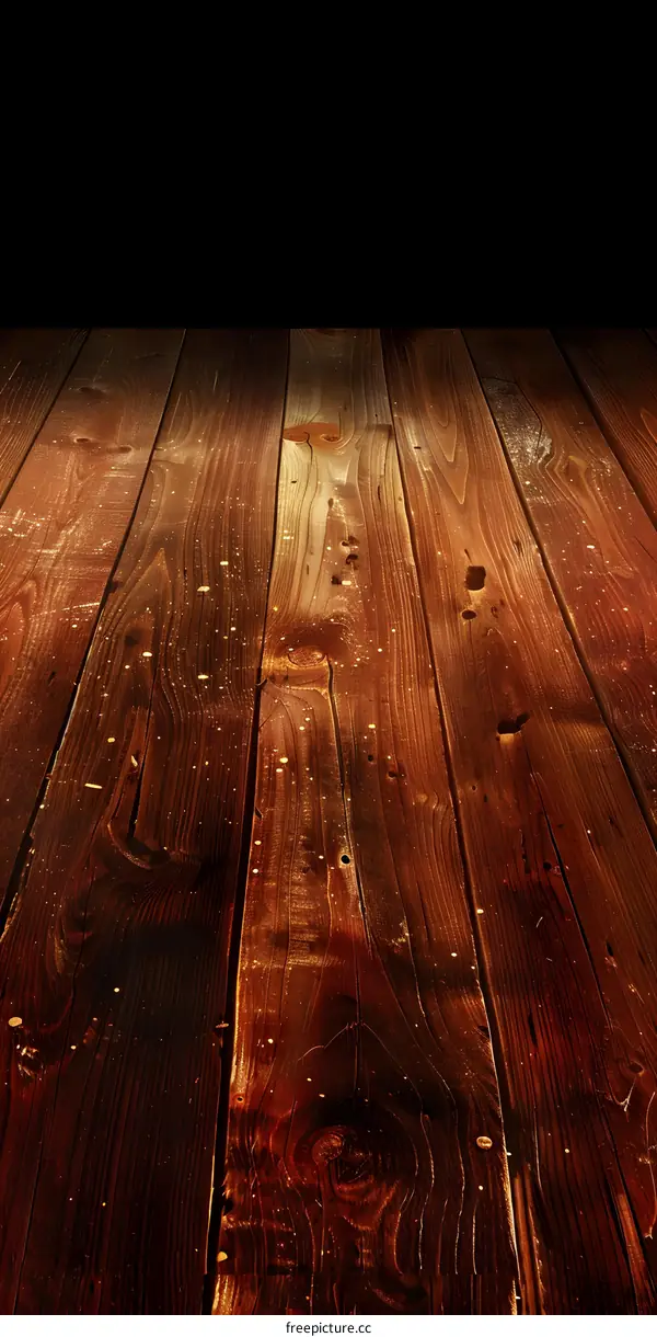 Dark Wooden Floor Background
