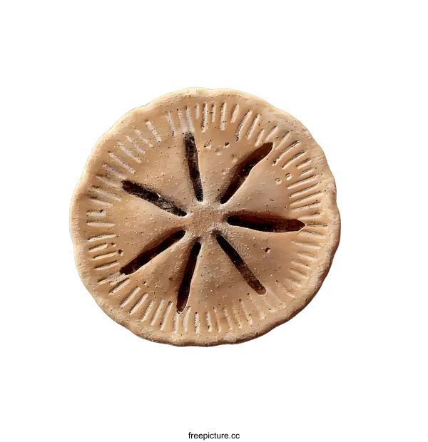 [Transparent Background PNG]Sand Dollar on White Background