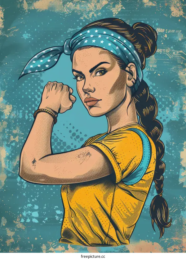 Rosie the Riveter: World War II Propaganda Poster