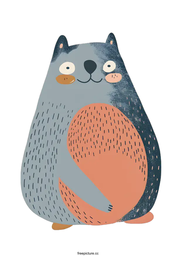 [Transparent Background PNG]Cute Cartoon Bear Illustration