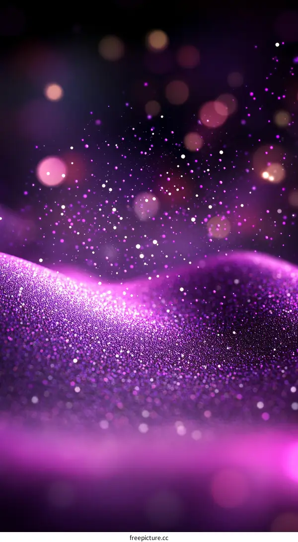 Abstract Purple Glitter Background Design