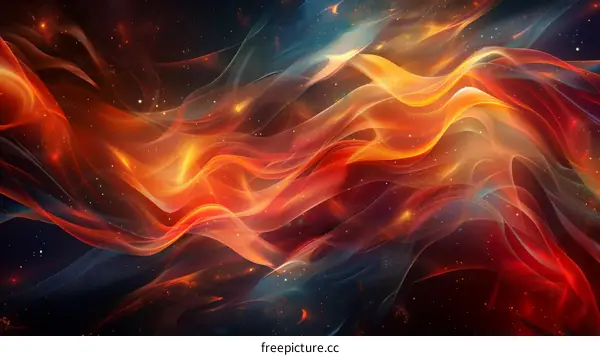 Fire Nebula and Cosmos