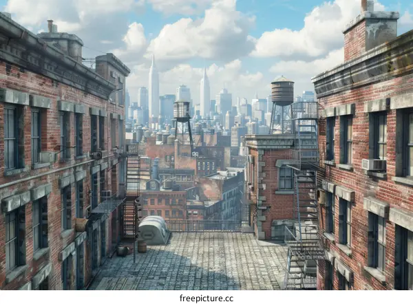 Urban Decay Cityscape Rooftops