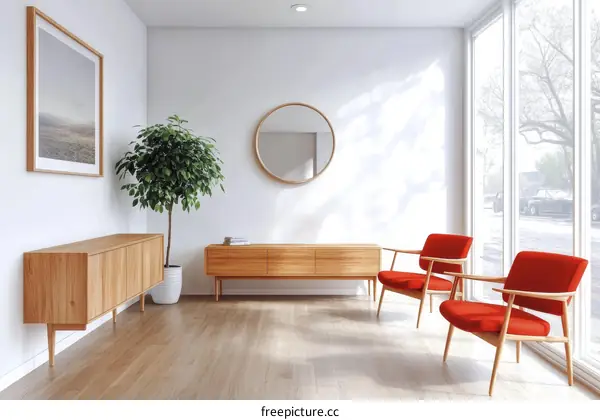 Modern Scandinavian Living Room Interior Design