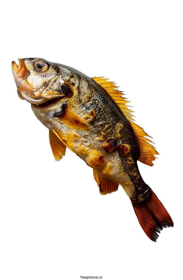 [Transparent Background PNG]A yellow fish