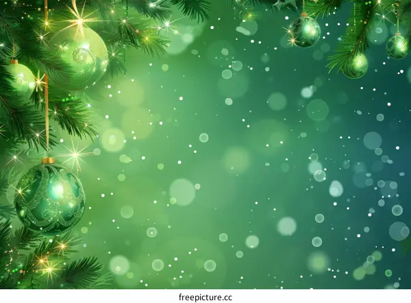 Merry Christmas with Santa Claus and Christmas Tree