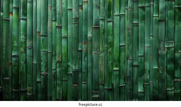 Green bamboo background texture