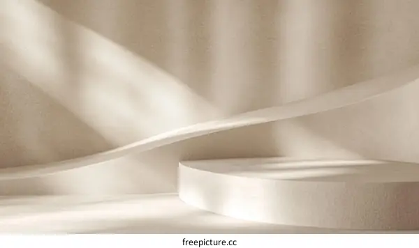 Beige Minimalist Product Display Background