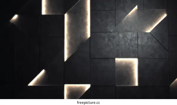 Modern Geometric Wall Panel Design