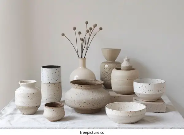 Handmade Ceramic Vases and Bowls
