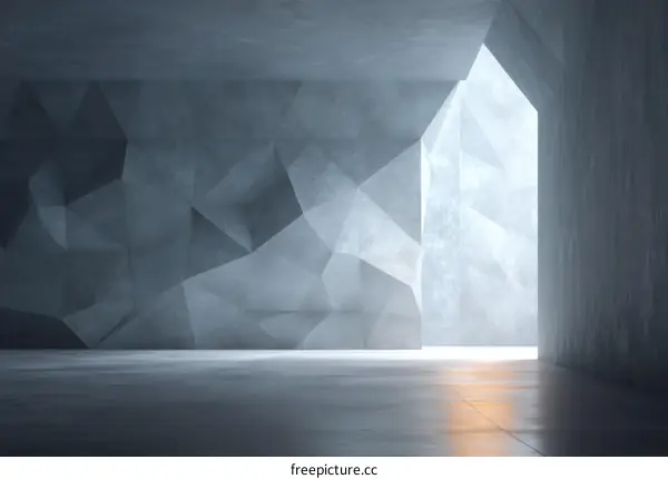 Abstract Concrete Interior Design