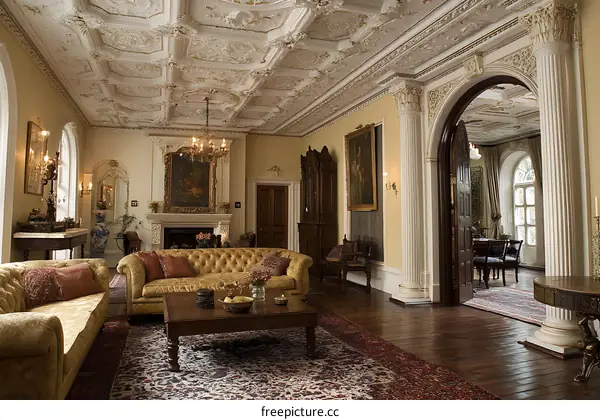 Elegant and Luxurious Living Room Interior Design