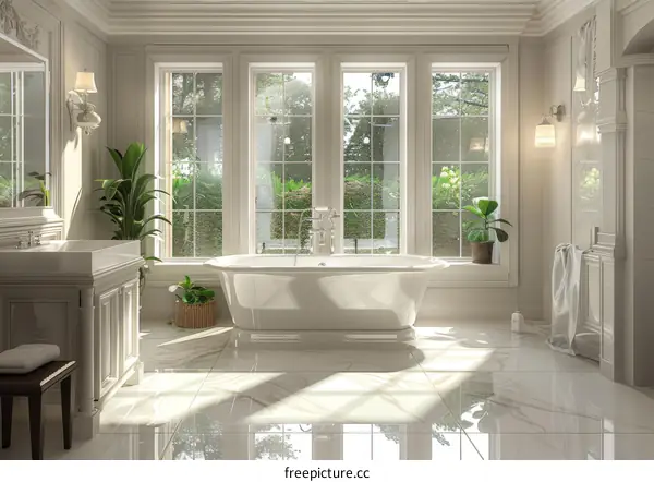 Luxury Classic Elegant Bathroom Interior Design