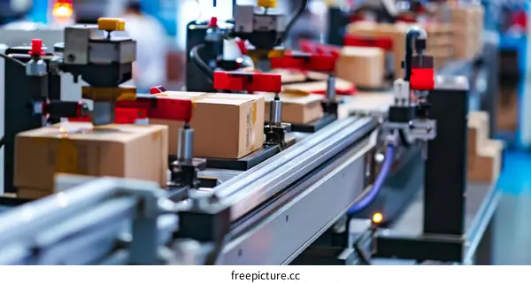 Automated Production Line in Modern Factories