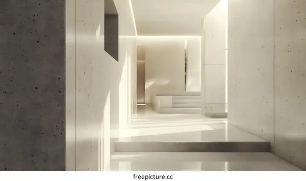 Minimalist Concrete Architecture Interior Design