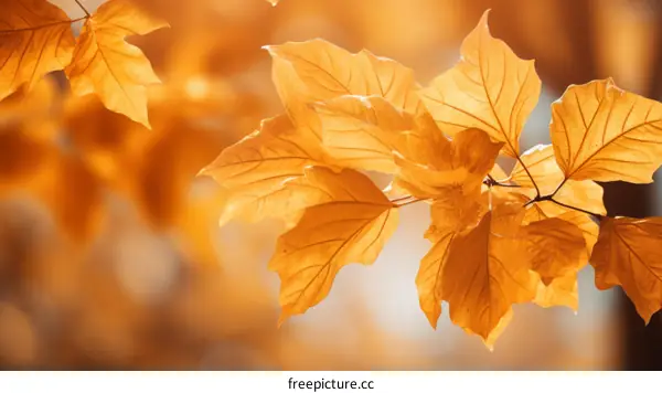 Close-up of autumn leaves