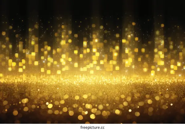 Golden Sparkling Abstract Background Design