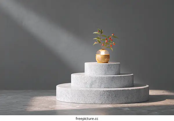 Modern Minimalist Plant Display Stand