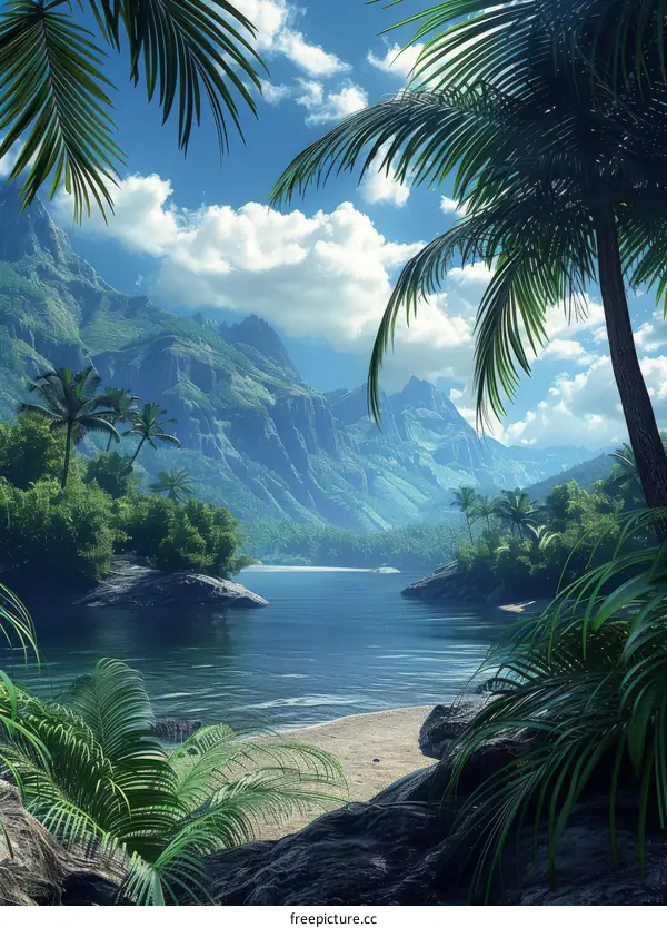 Tropical Paradise Beach