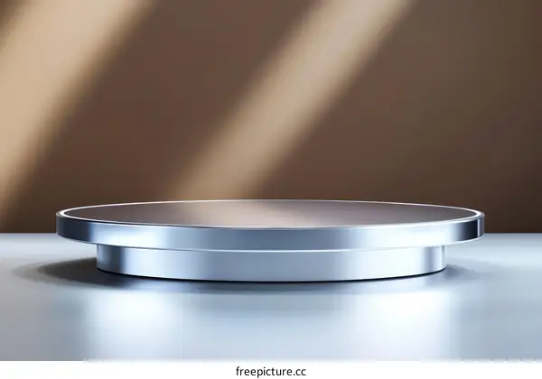 Modern Round Metal Podium Display Platform