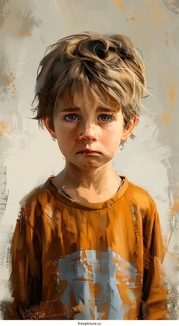 Portrait of a young boy