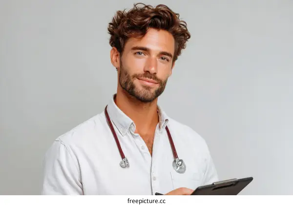 Confident Male Doctor Portrait