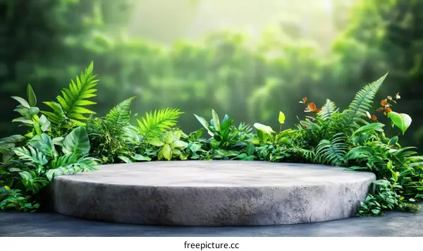 Nature Inspired Blank Product Display