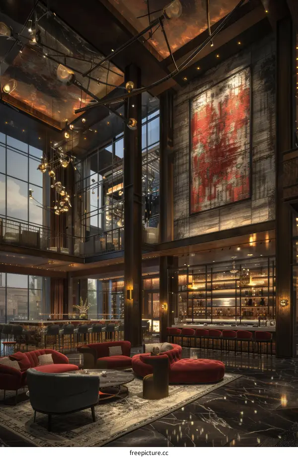 Luxurious Hotel Lobby Interior Design