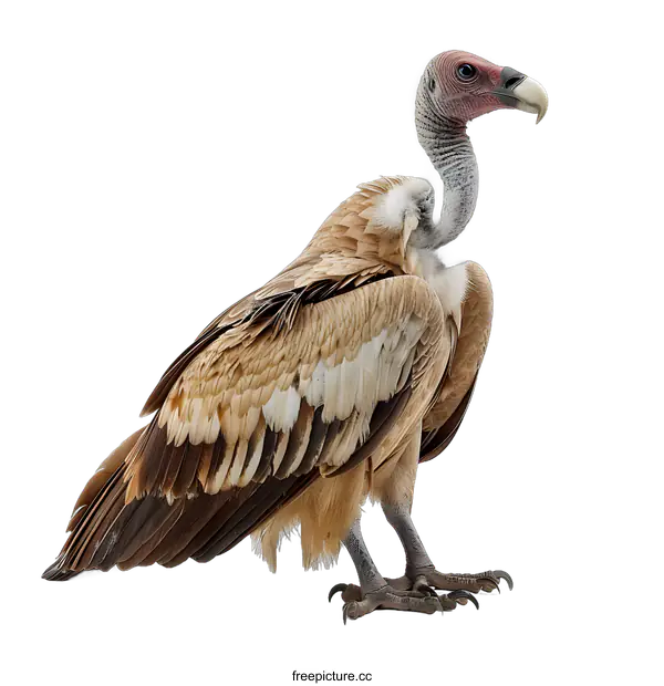 [Transparent Background PNG]Close up of a vulture