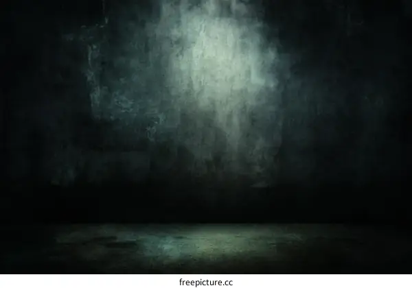 Dark Dusty Concrete Room Background
