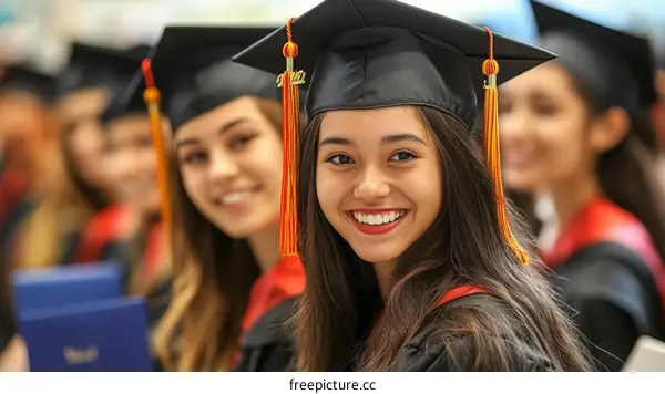 Graduation Ceremony of Diverse Students