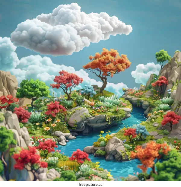 Fantasy Forest River