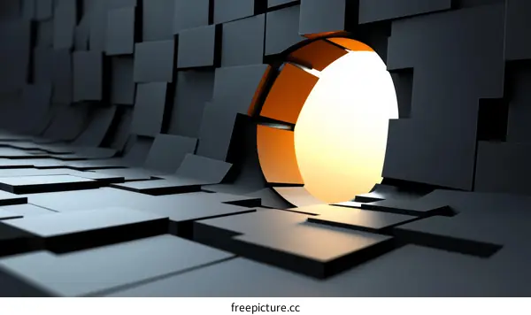 Abstract Geometric Architectural Design