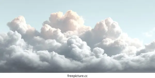 Soft Pastel Cloudscape