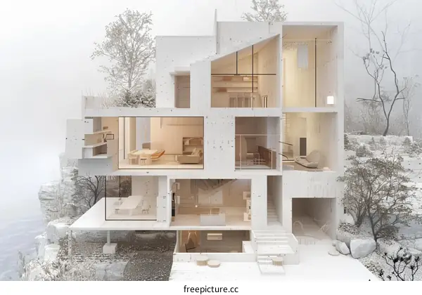 Glass and Timber Modern Residence