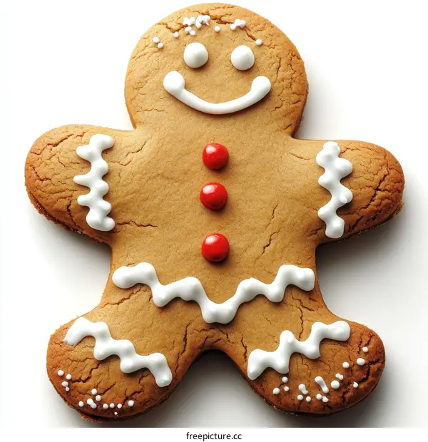 Delicious Christmas Gingerbread Man Cookie