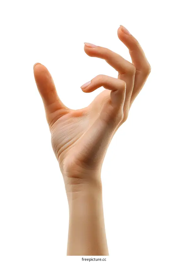 hand holding or grabbing something