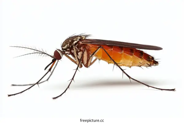 Close-up of a Mosquito-like Insect