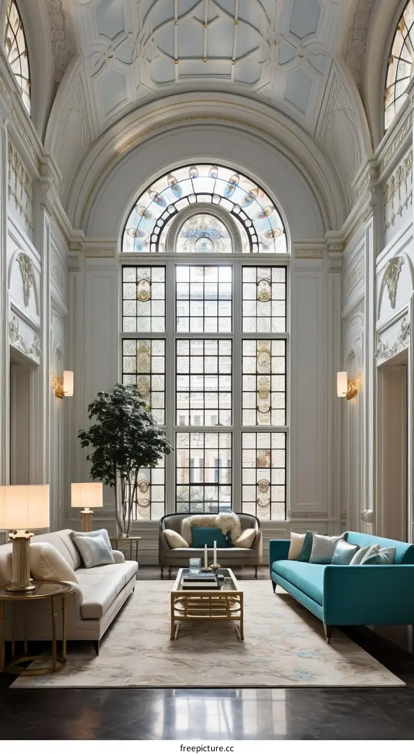 Elegant living room interior design