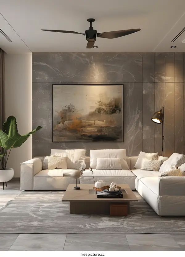 Modern Minimalist Living Room Interior Design