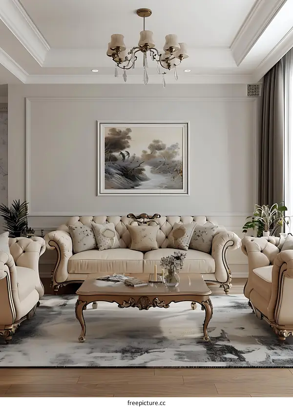 European-style living room