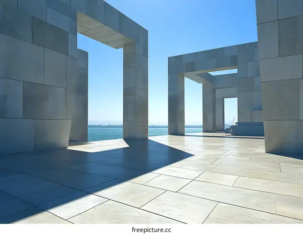 Modern Architecture Sea View Patio