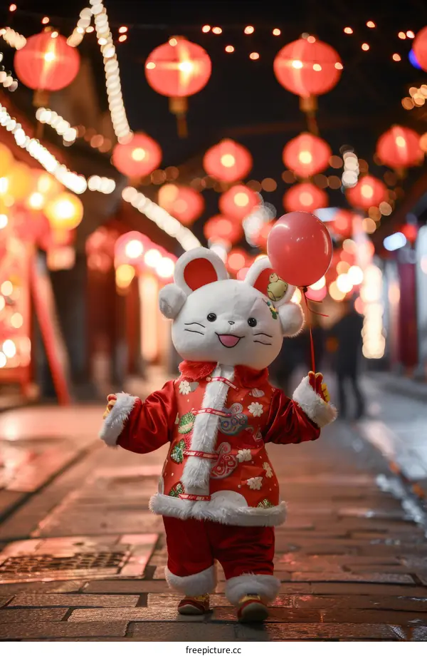 Celebrating Chinese New Year in Style with a Mouse Mascot