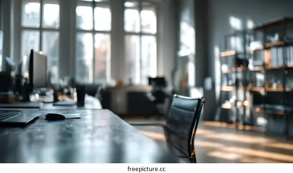 Modern Office Space with Natural Light